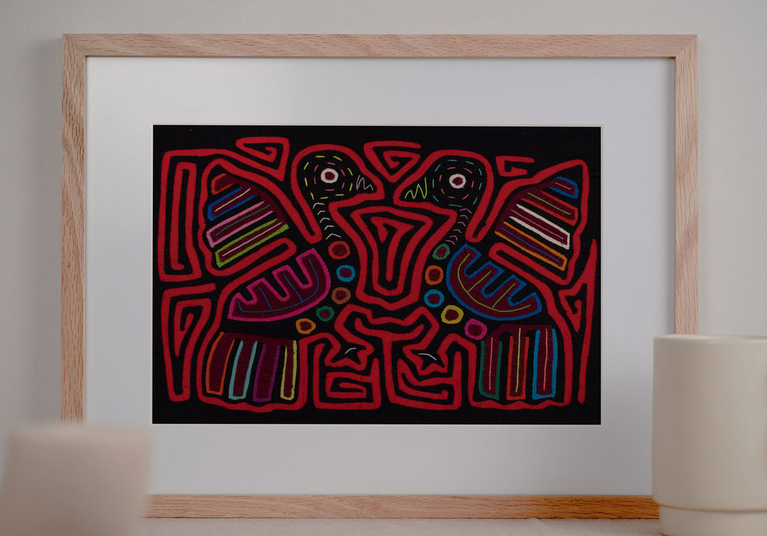 Black Red Lovebird Mola
