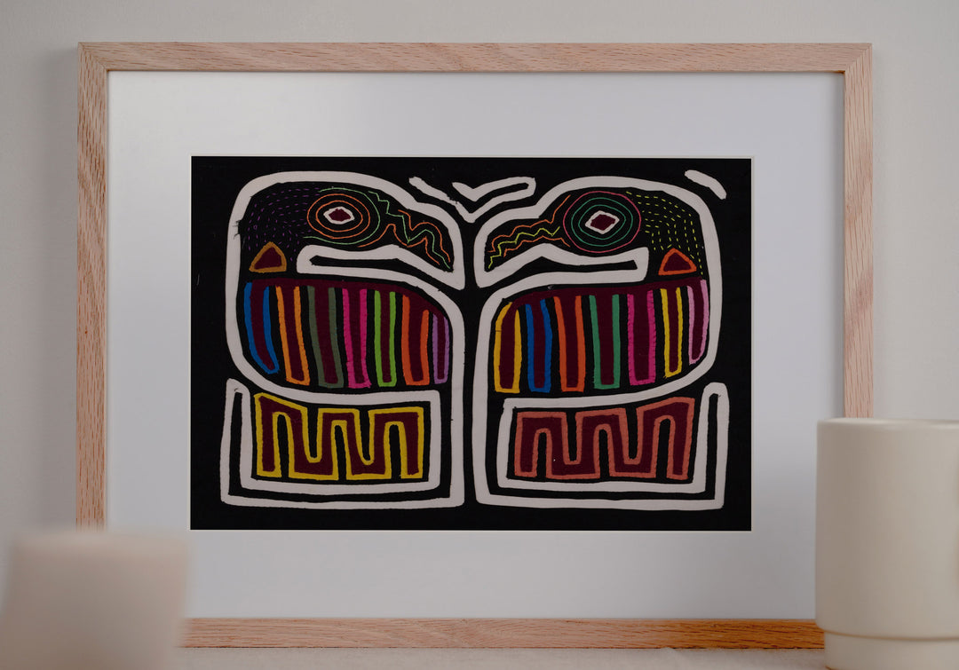 Black White Coy Lovebird Mola