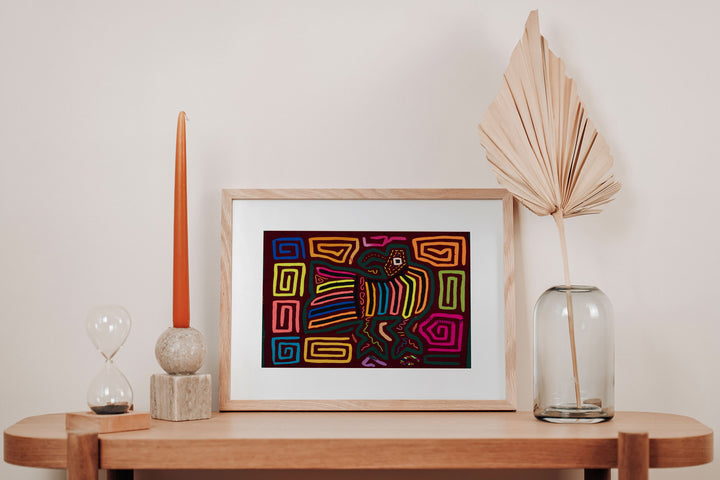 Technicolor Rainbow Christmas Turkey Bird Mola
