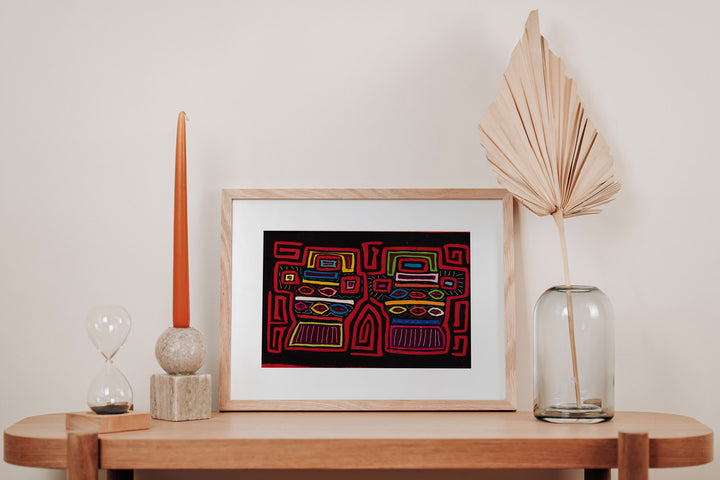 Red Black Honduran Anafre BBQ Mola
