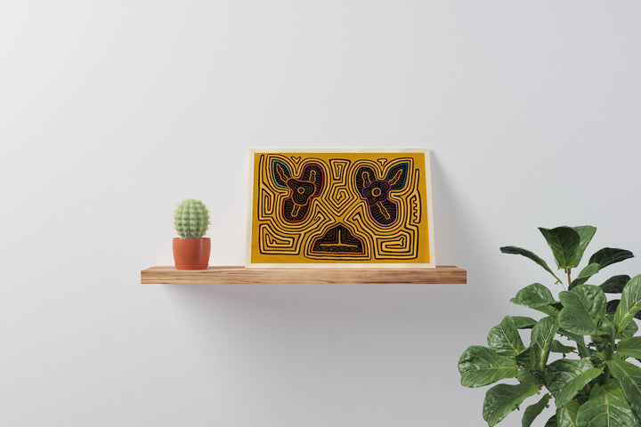 Rare Yellow Floral Flower Mola