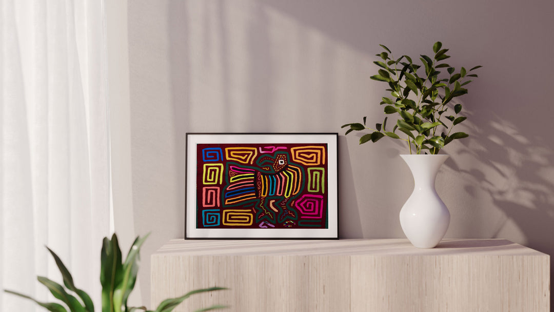 Technicolor Rainbow Christmas Turkey Bird Mola