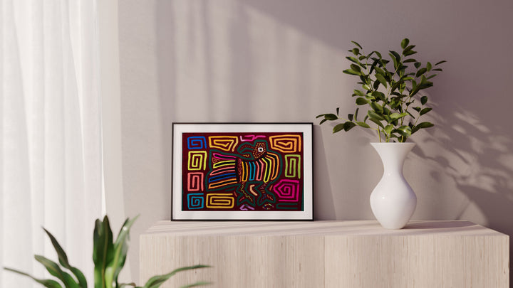 Technicolor Rainbow Christmas Turkey Bird Mola