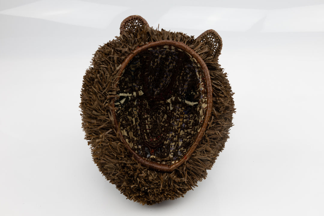 Wounaan Embera Hand Woven Chunga Beaver Mask Panama