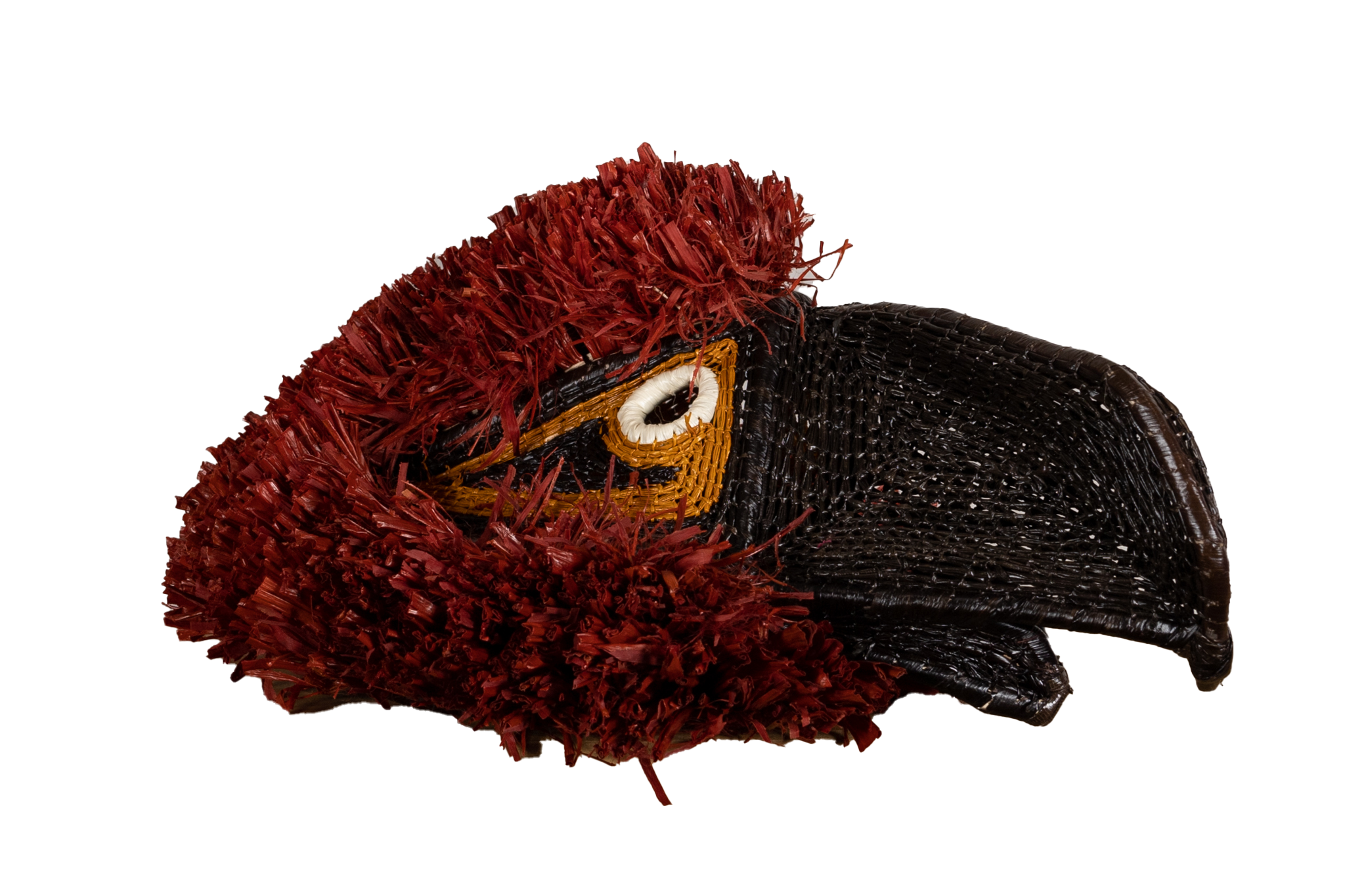 Blood Red Parrot Bird Mask