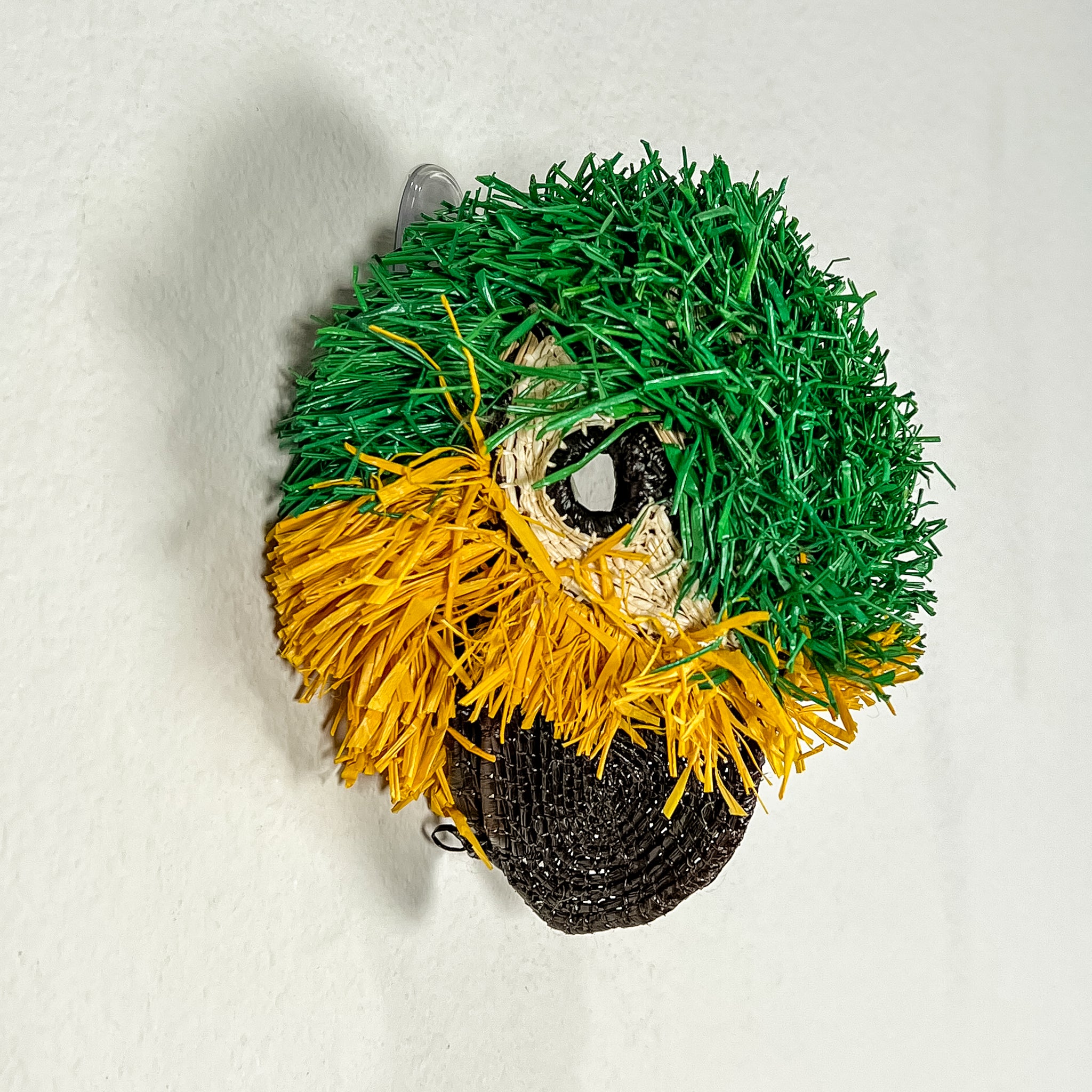 Yellow-Crowned Amazon Parrot Mask