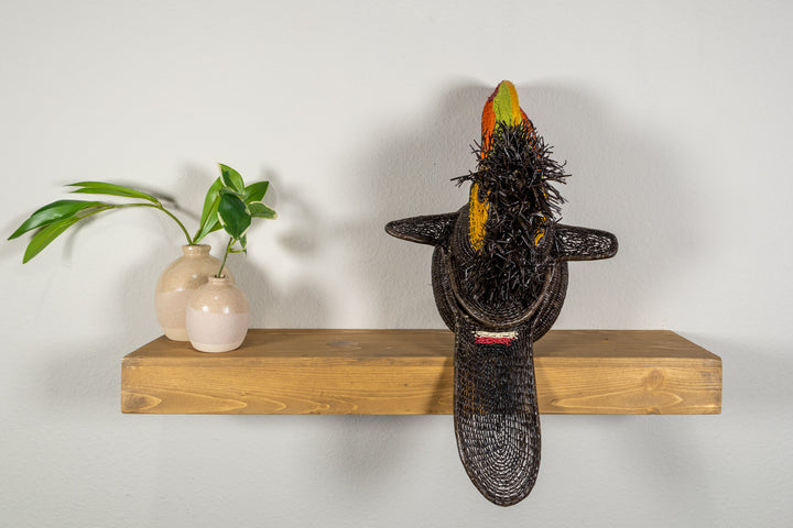 Green and Orange Toucan Bird