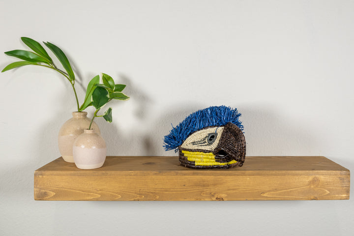 Blue Military Macaw Bird Mask