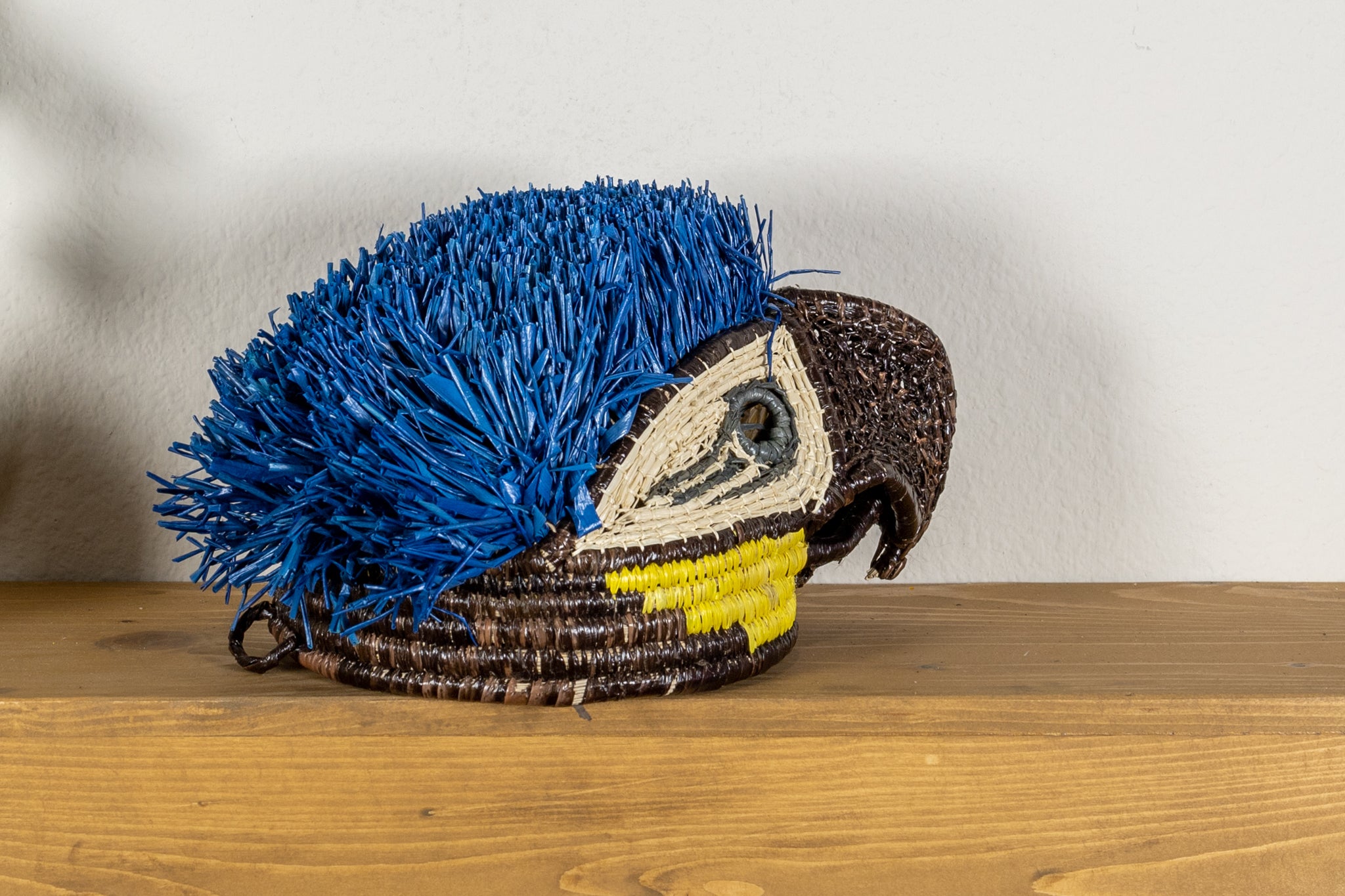 Blue Military Macaw Bird Mask