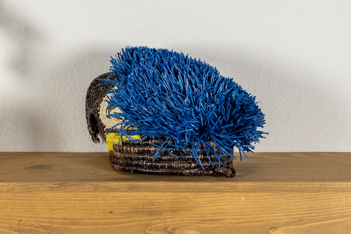 Blue Military Macaw Bird Mask