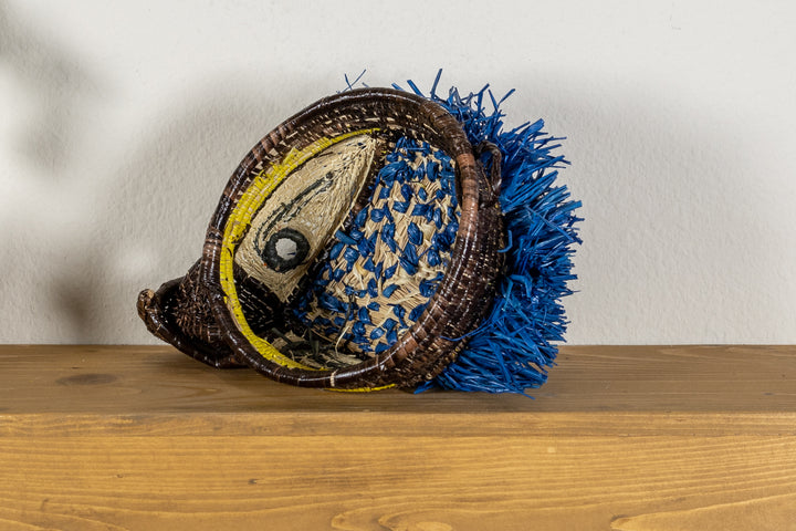 Blue Military Macaw Bird Mask