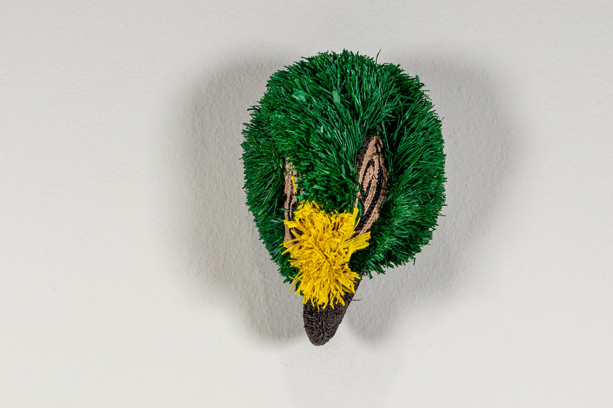 Yellow Crowned Hanging Parrot Mask