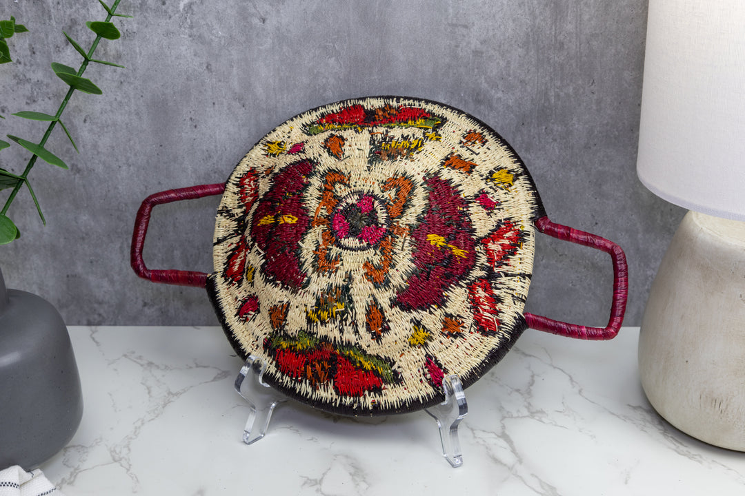 Woven Basket Plate, Basket Wall Decor