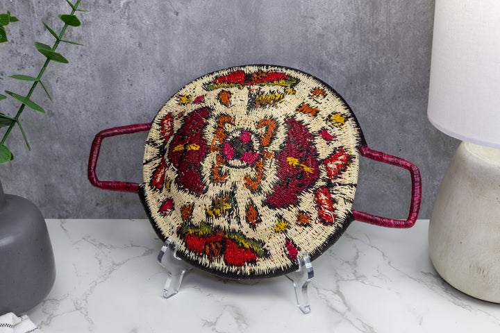 Woven Basket Plate, Basket Wall Decor
