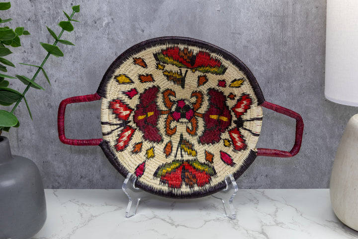 Woven Basket Plate, Basket Wall Decor