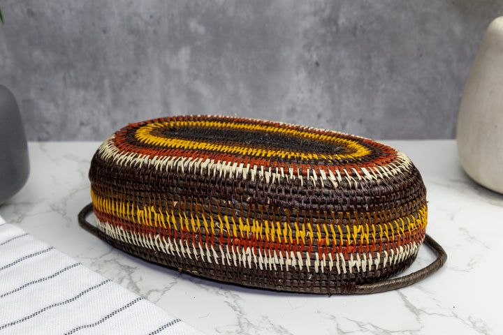 Rainforest Woven Basket Bowl