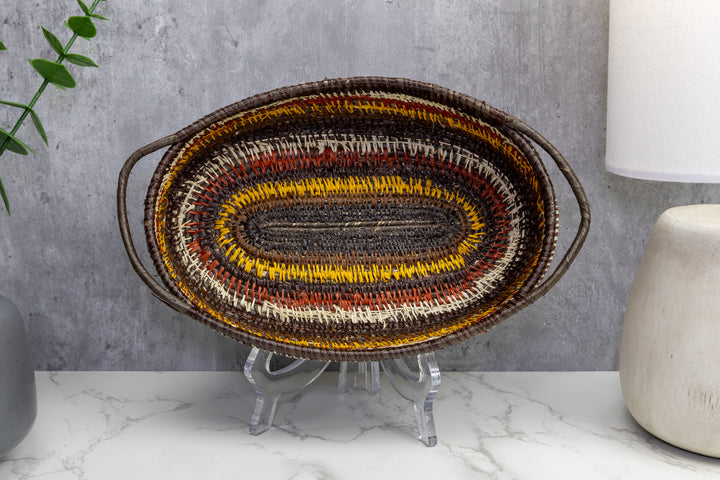 Rainforest Woven Basket Bowl