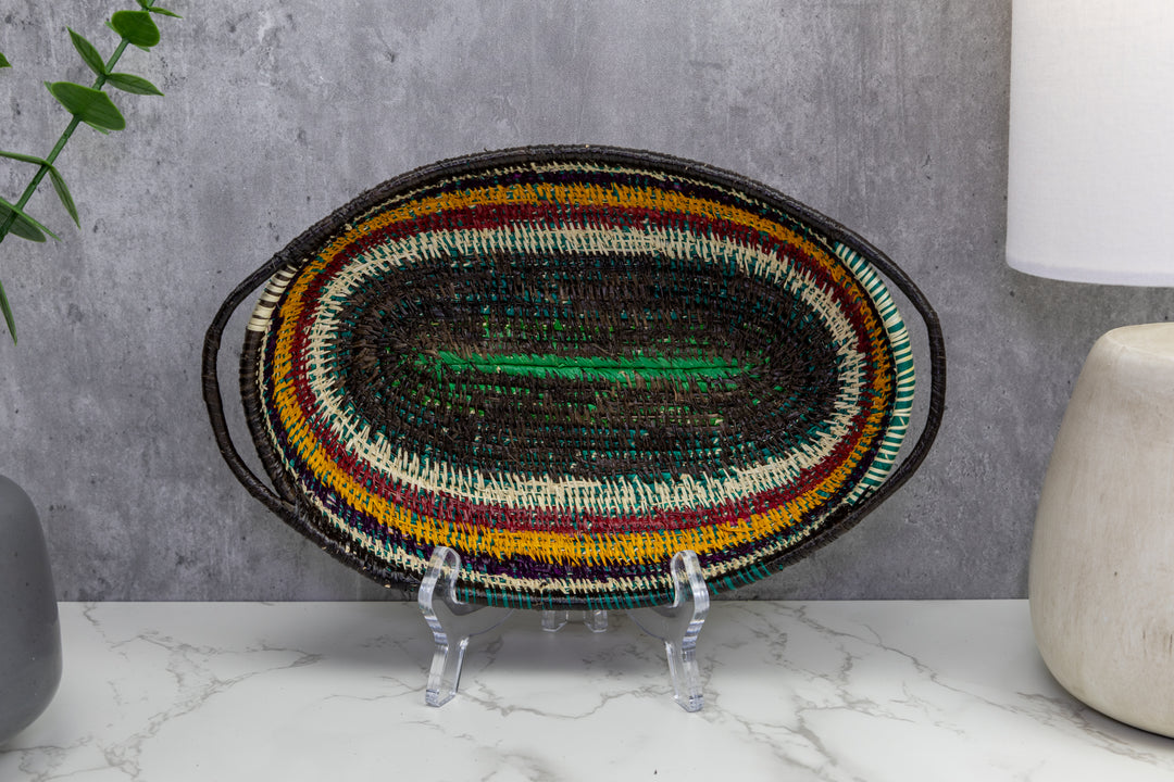 Rainforest Woven Basket Bowl