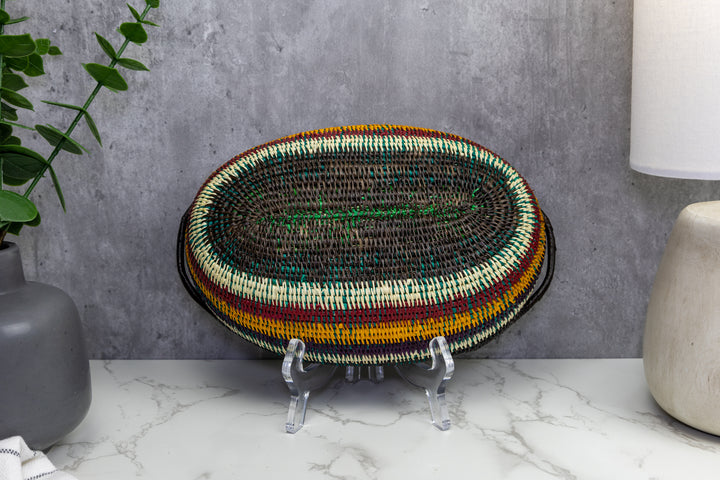 Rainforest Woven Basket Bowl