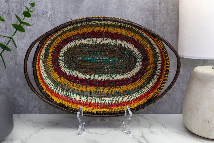 Rainforest Woven Basket Bowl