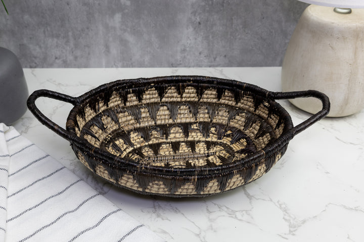 Woven Basket Plate, Basket Wall Decor