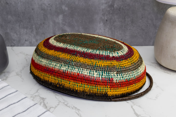 Rainforest Woven Basket Bowl