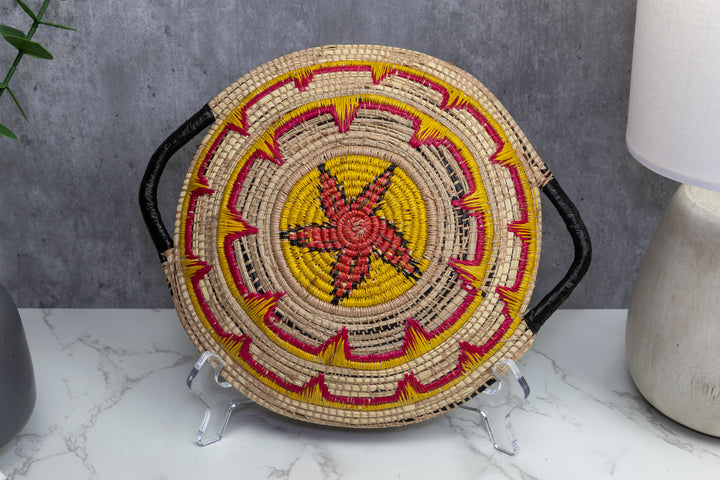 Woven Basket Plate, Basket Wall Decor