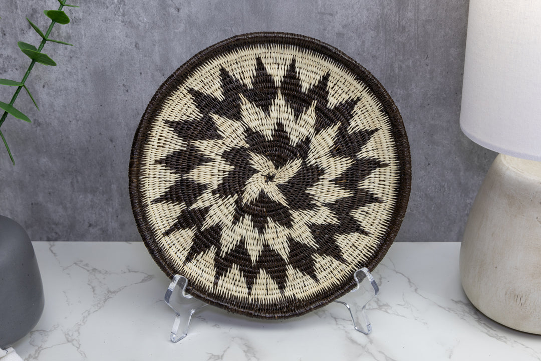 Woven Basket Plate, Basket Wall Decor