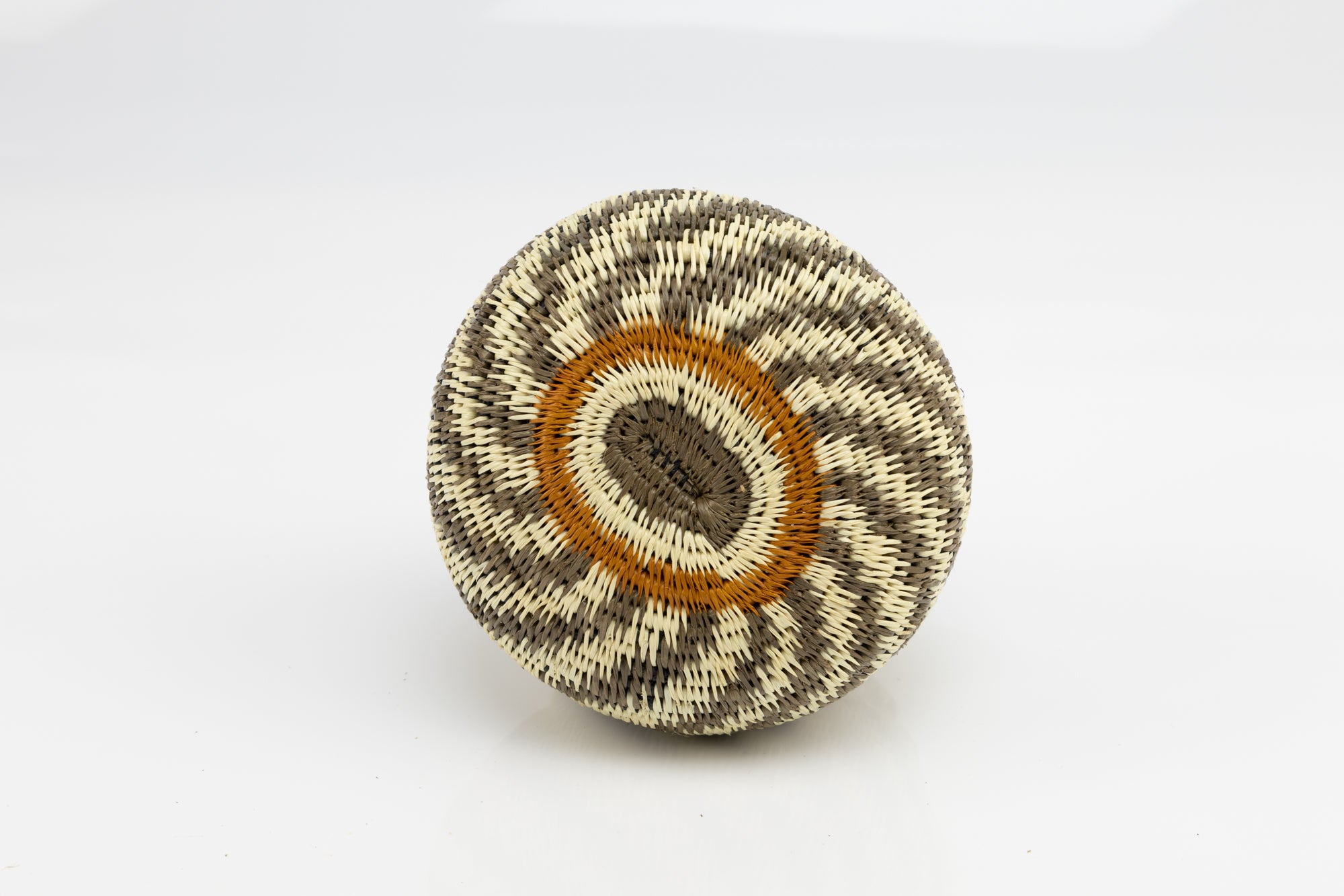 Wounaan Indian Hand Woven Spiral Panama Basket