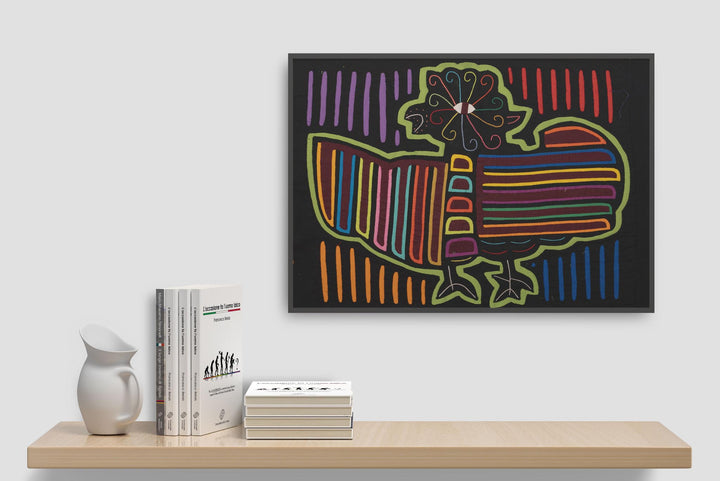 Rainbow Wing Optical Illusion Bird Mola
