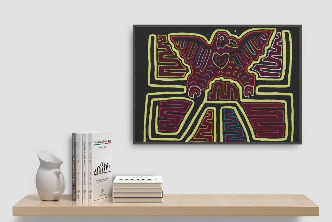 Black Neon Green Hawk Eagle Two Mola