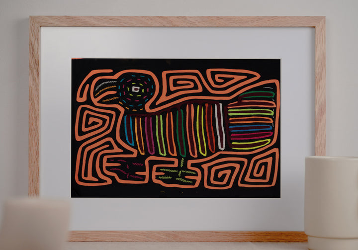 Neon Orange Turkey Bird Mola