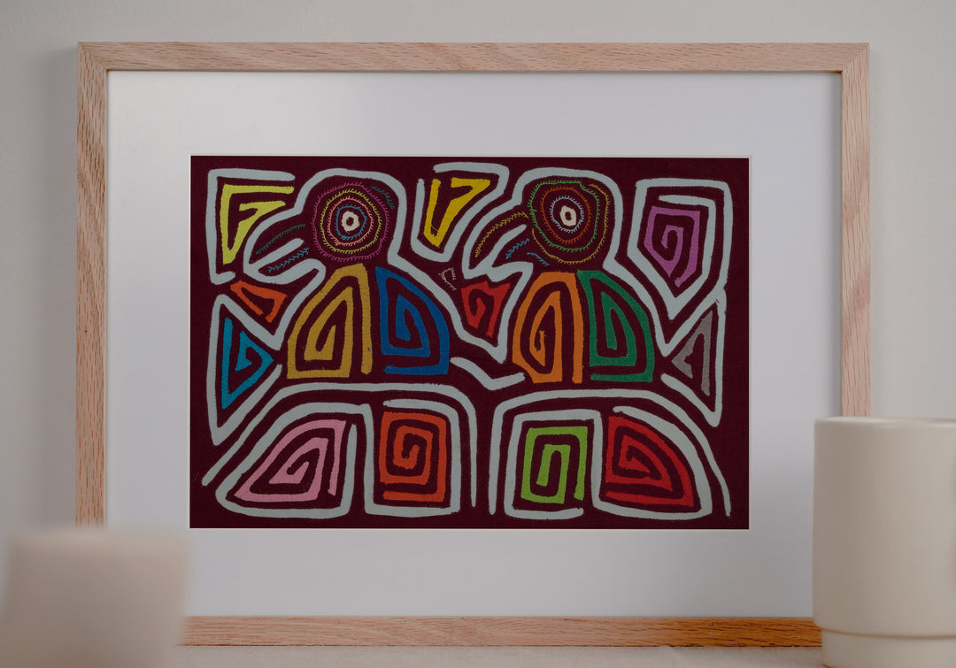 Rainbow Colors Bird Mola