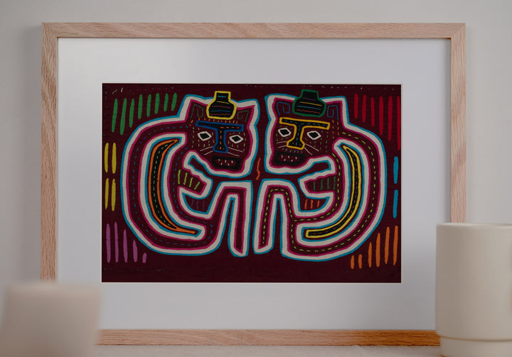 Waiting for Lunch Cat Burgundy and White Mola