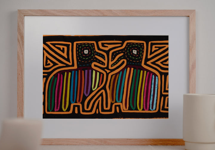 Black And Orange Gossip Bird Mola