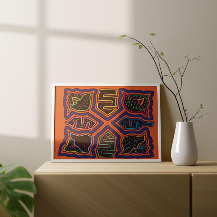 Orange and Blue Garden of Eden Mola