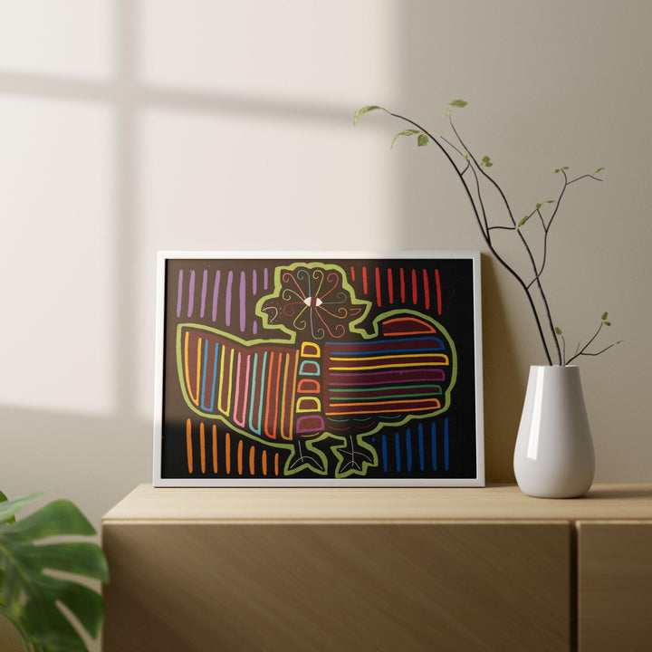 Rainbow Wing Optical Illusion Bird Mola