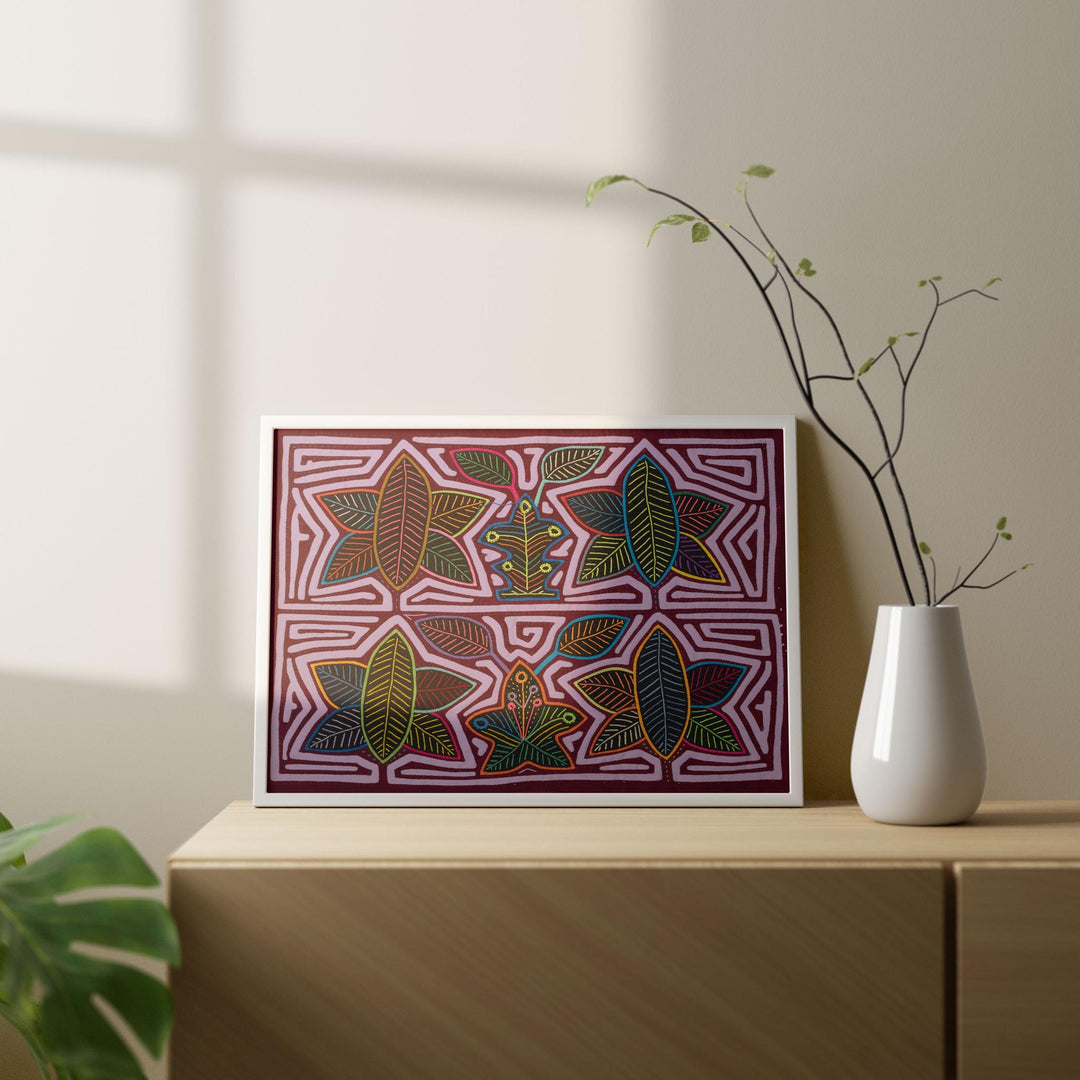 Tropical Jungle Garden Floral Flower Mola