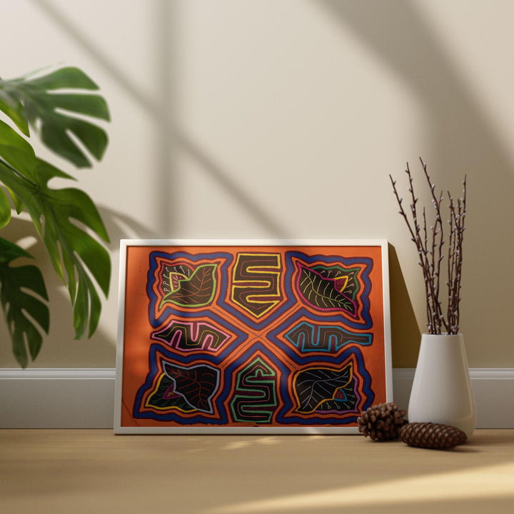 Orange and Blue Garden of Eden Mola