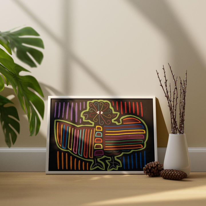 Rainbow Wing Optical Illusion Bird Mola