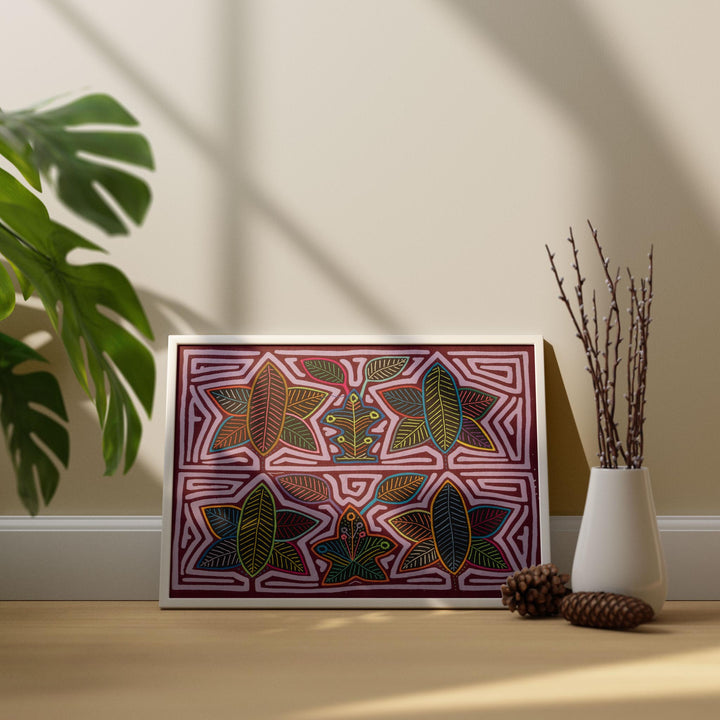 Tropical Jungle Garden Floral Flower Mola