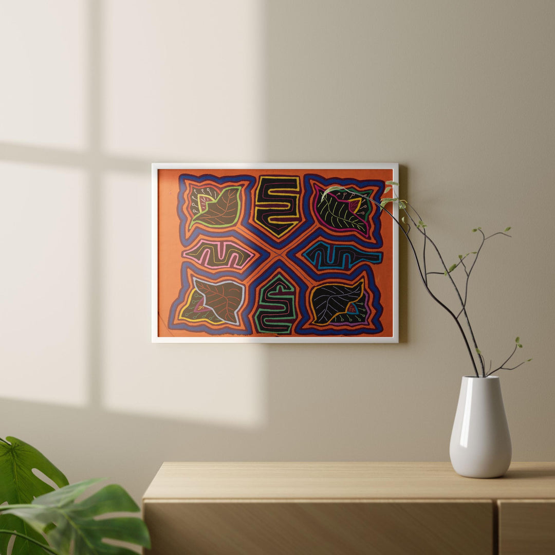 Orange and Blue Garden of Eden Mola