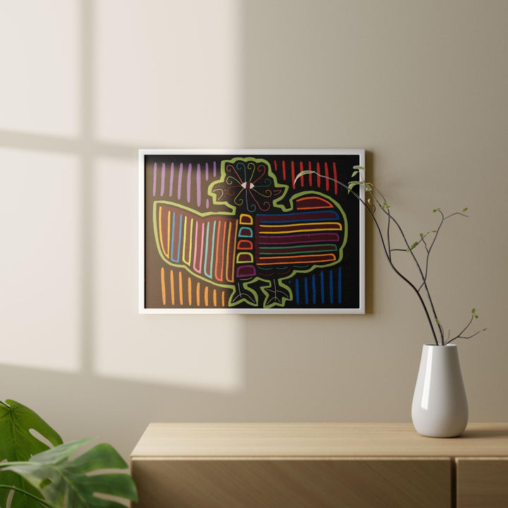 Rainbow Wing Optical Illusion Bird Mola