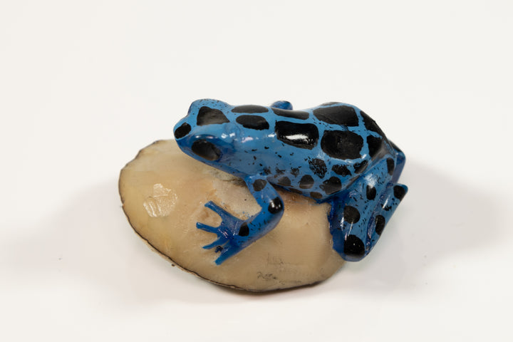Blue Poison Dart Frog Tagua Carving