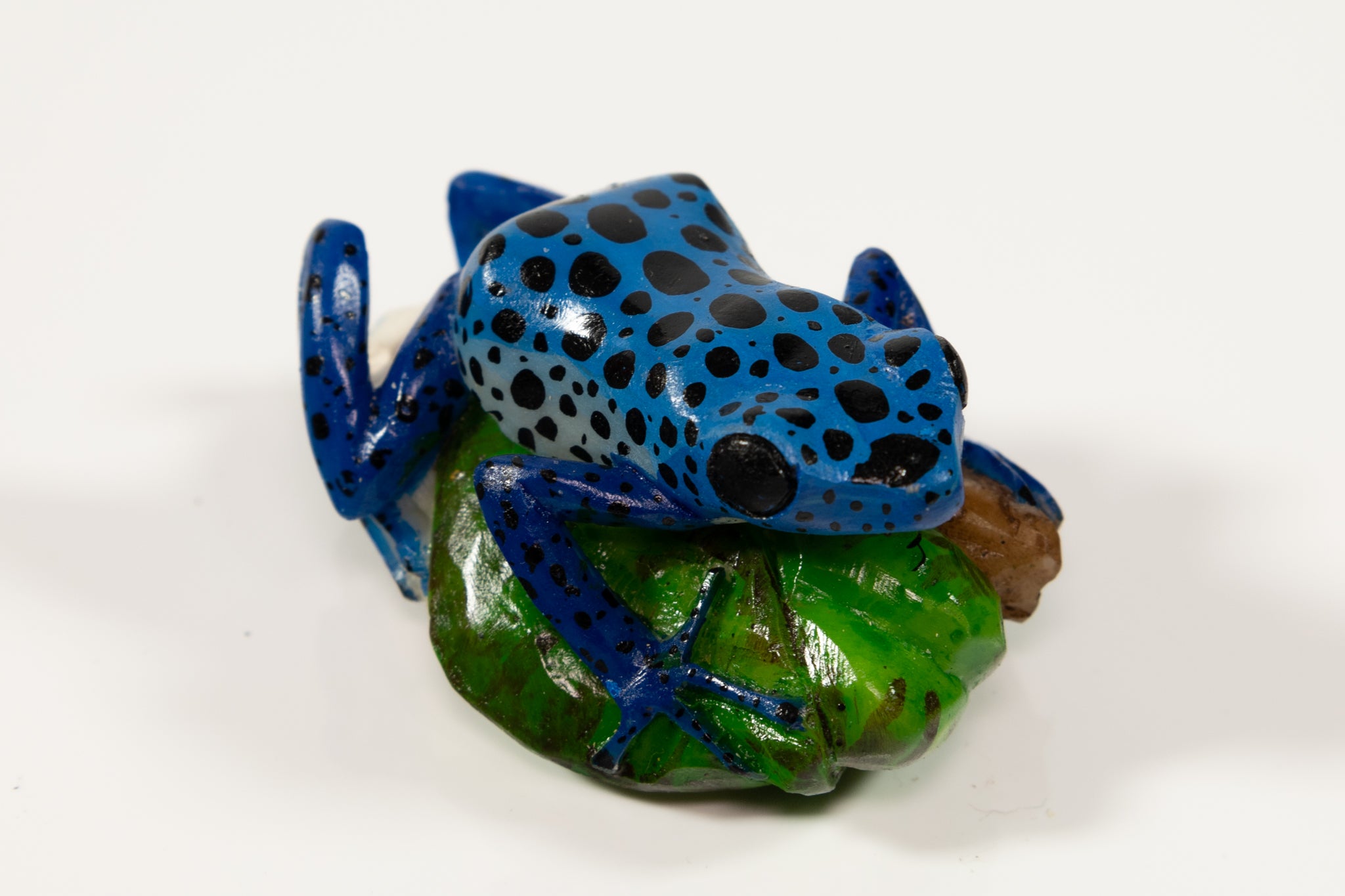 Blue Poison Dart Frog Tagua Carving
