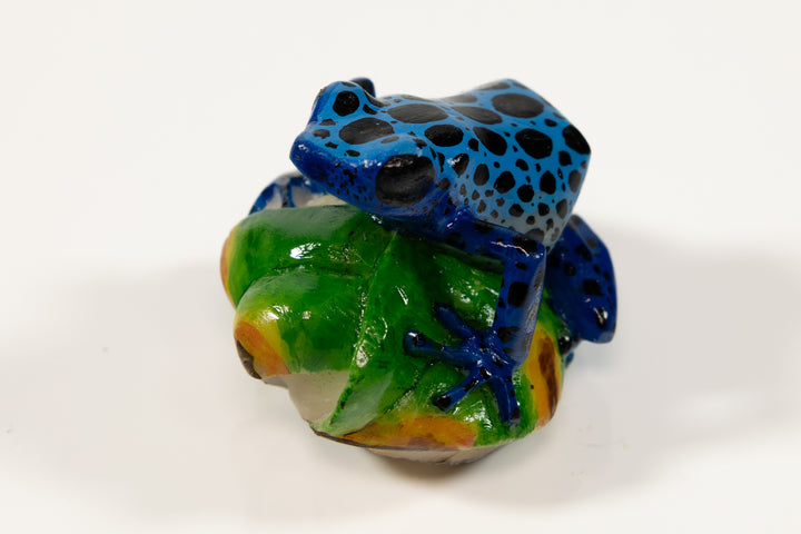 Blue Poison Dart Frog Tagua Carving