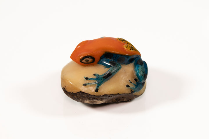Vintage Frog Tagua Carving