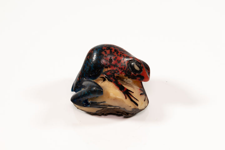 Vintage Frog Tagua Carving