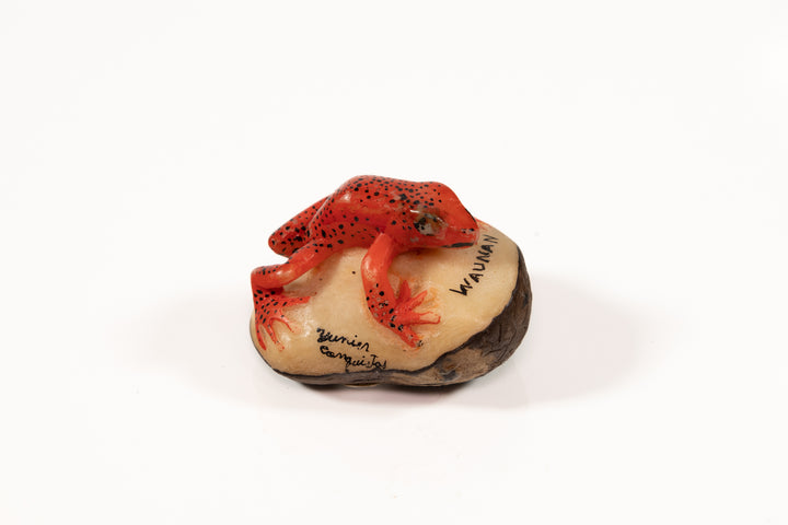 Vintage Frog Tagua Carving