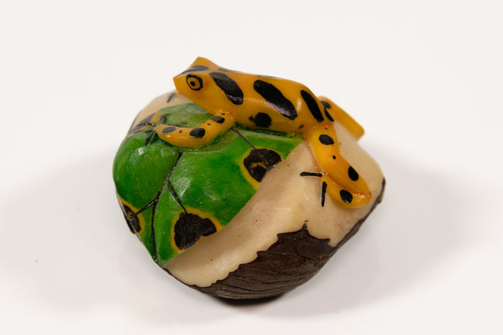 Panamanian Golden Frog Tagua Carving